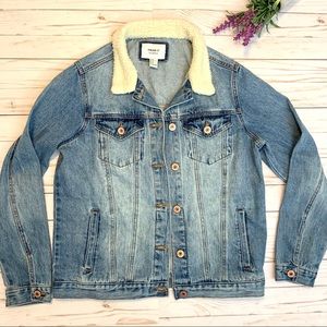 jean jacket with pearls forever 21